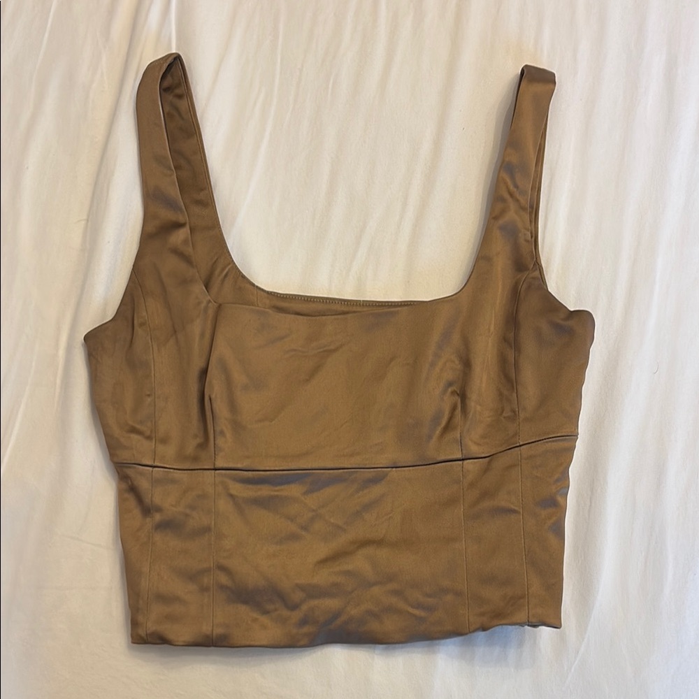 Aritzia Wilfred Satin Bustier